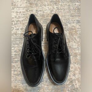 Zara Platform Derby | Black | Size 40